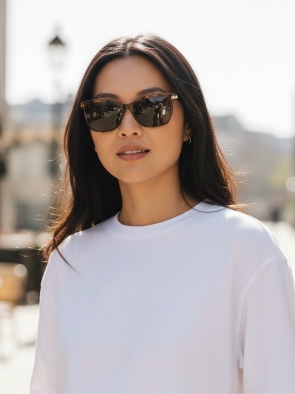 Saint Laurent Tortoiseshell Sunglasses NWT - Picture 7 of 7